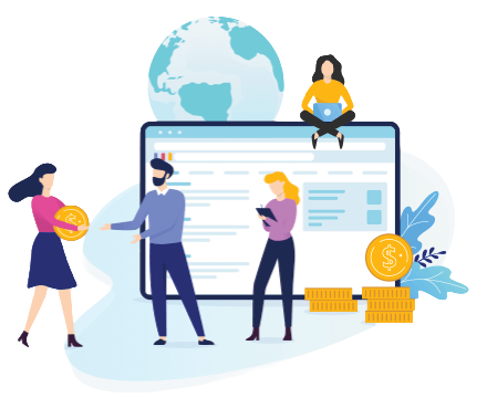 Illustration of conversion-focused web design